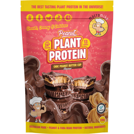 MACRO MIKE- Peanut Plant Protein Choc Peanut Butter Cup-520g