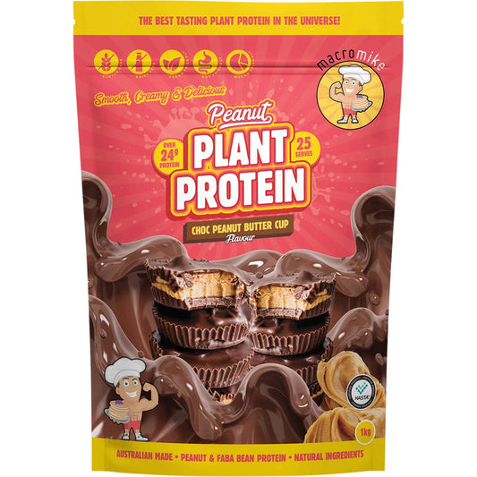 MACRO MIKE- Peanut Plant Protein Choc Peanut Butter Cup-1kg