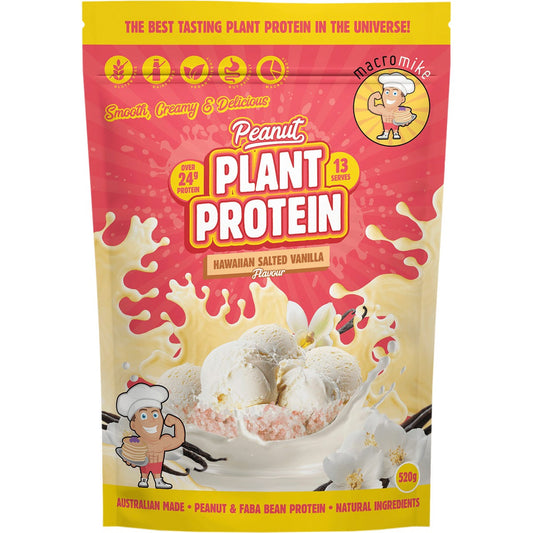 MACRO MIKE- Peanut Plant Protein Hawaiian Salted Vanilla-520g