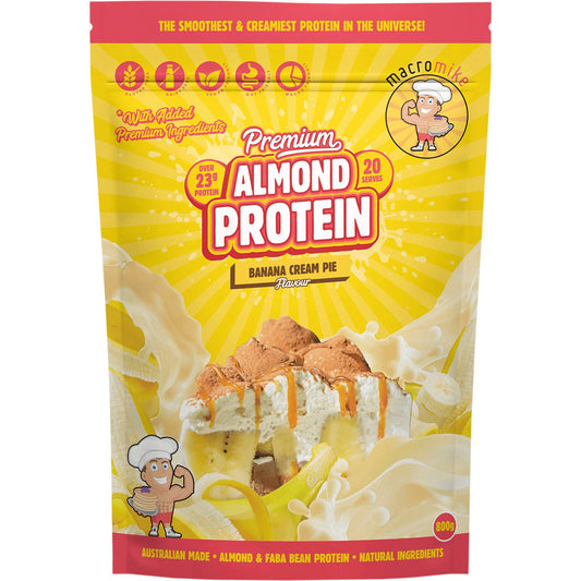 MACRO MIKE- Premium Almond Protein Banana Cream Pie-800g