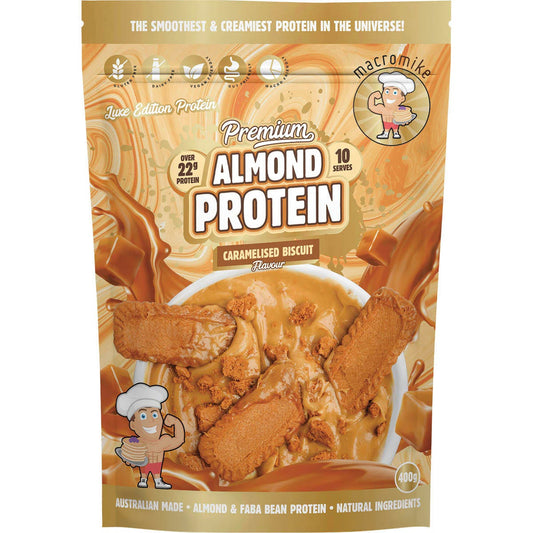 MACRO MIKE- Premium Almond Protein Caramelised Biscuit-400g