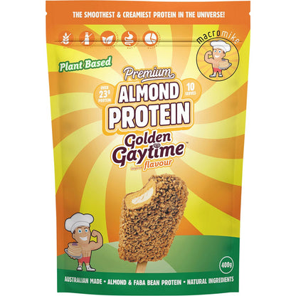 MACRO MIKE- Premium Almond Protein Golden Gaytime-400g