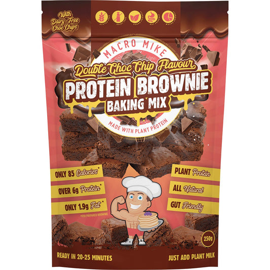 MACRO MIKE- Protein Brownie Baking Mix Double Choc-250g