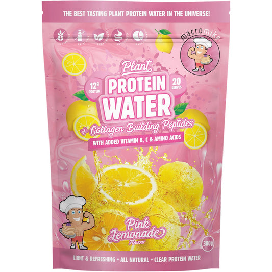 MACRO MIKE- Plant Protein Water Pink Lemonade-300g
