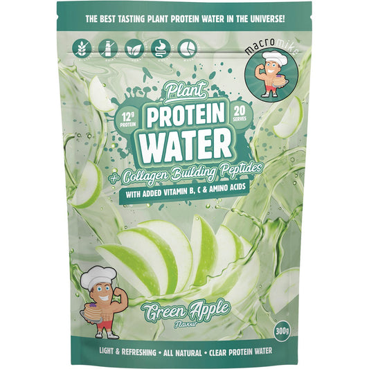 MACRO MIKE- Plant Protein Water Green Apple-300g
