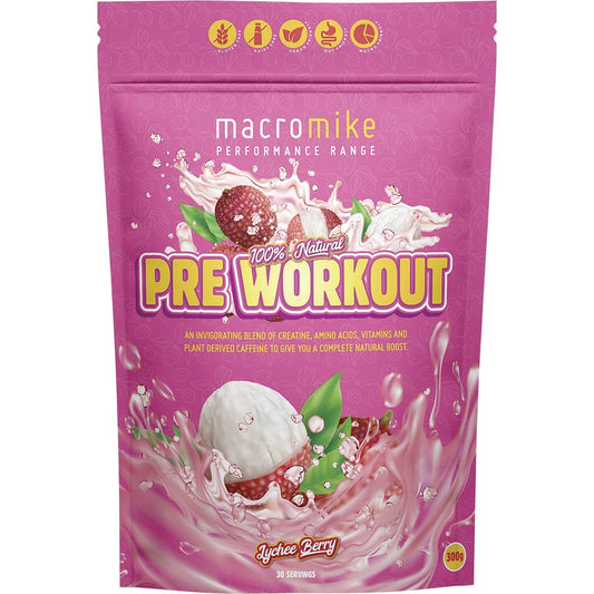 MACRO MIKE- Pre Workout Lychee Berry-300g