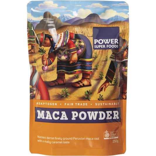Power Super Foods- Maca Powder Certified Organic-250g