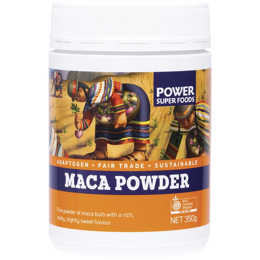 Power Super Foods- Maca Powder Tub Certified Organic -350g