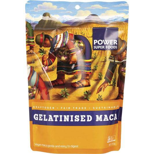 Power Super Foods- Gelatinised Maca Certified Organic -250g