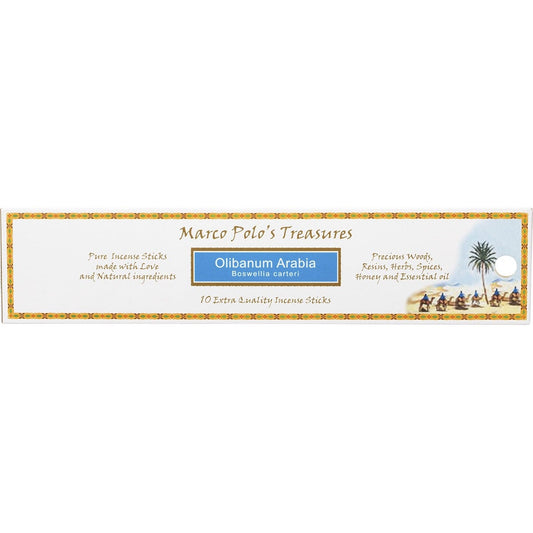 Marco Polo's Treasures- Incense Sticks Olibanum Arabia-10pk