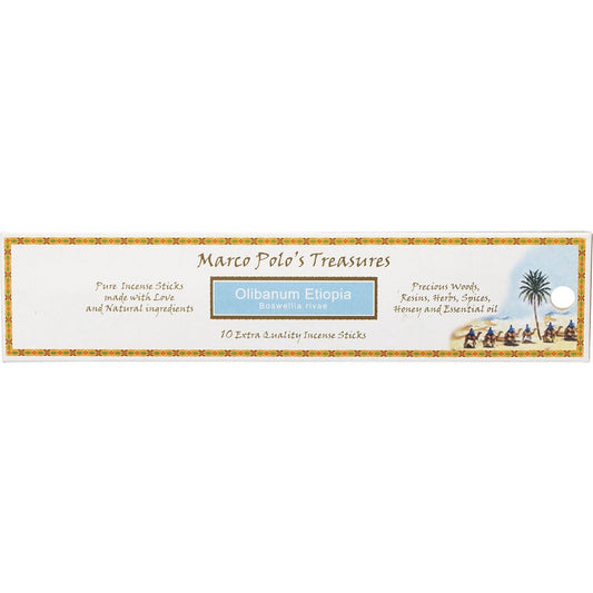 Marco Polo's Treasures- Incense Sticks Olibanum Etiopia-10pk