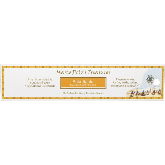 Marco Polo's Treasures- Incense Sticks Palo Santo-10pk