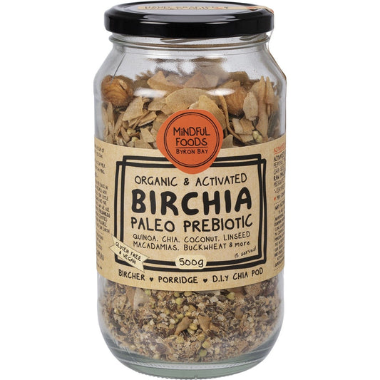 Mindful Foods- Birchia Paleo Prebiotic Granola Organic & Activated-500g