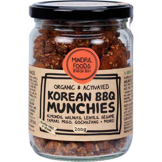 Mindful Foods- Korean BBQ Munchies Organic & Activated-200g