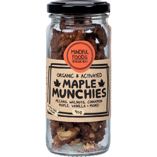 Mindful Foods- Maple Munchies Organic & Activated-100g