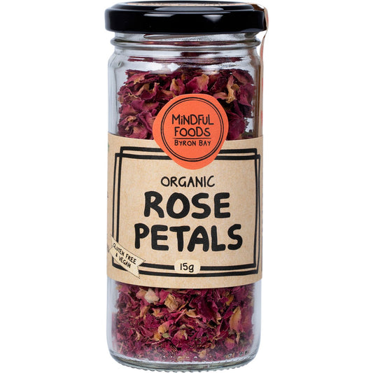 Mindful Foods- Rose Petals Organic-15g