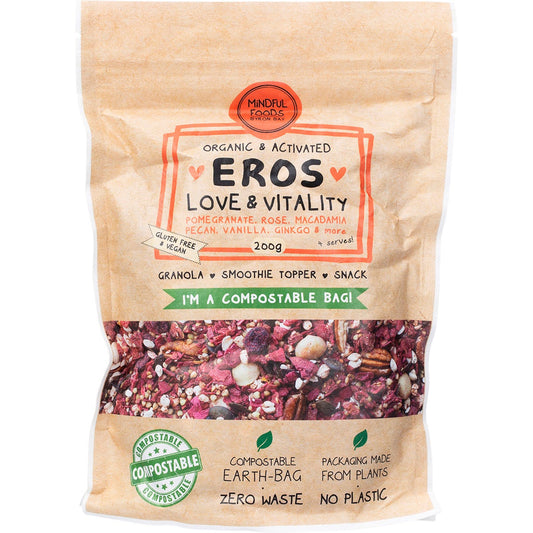 Mindful Foods- Eros Love & Vitality Granola Organic & Activated-200g