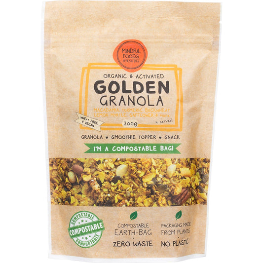 Mindful Foods- Golden Granola Organic & Activated-200g