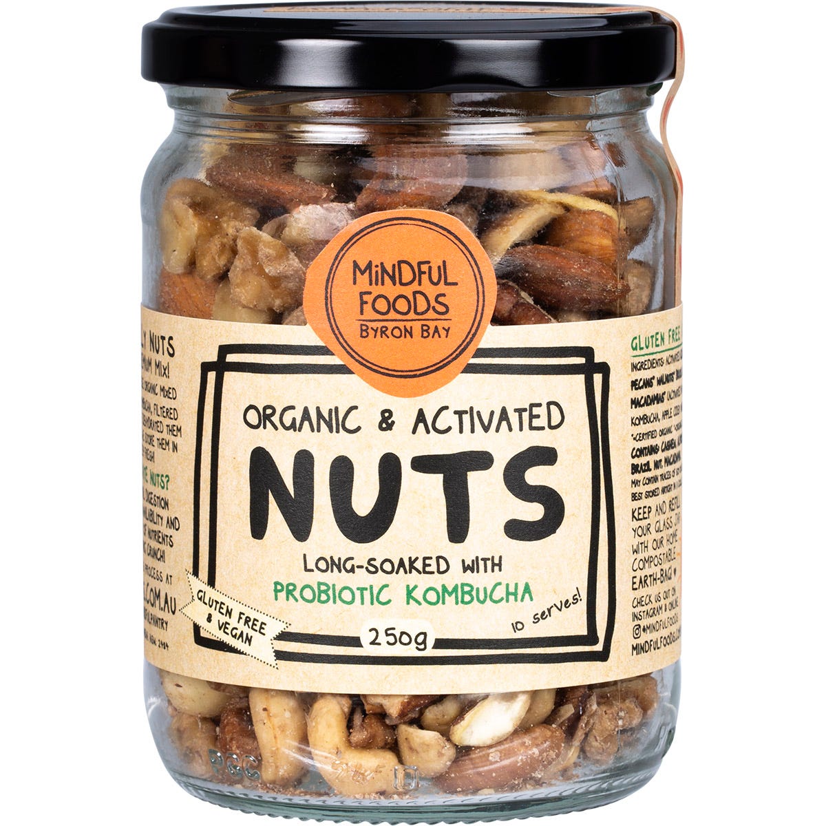 Mindful Foods- Mixed Nuts Organic & Activated-250g