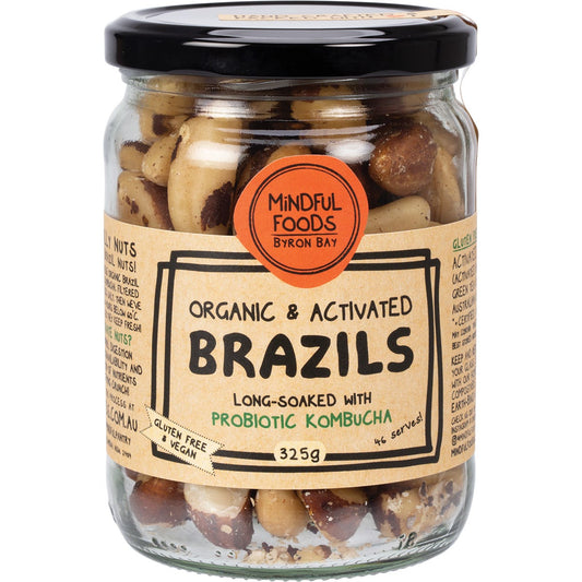Mindful Foods- Brazil Nuts Organic & Activated-325g