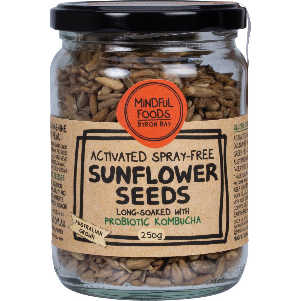 Mindful Foods- Sunflower Seeds Organic & Activated-250g