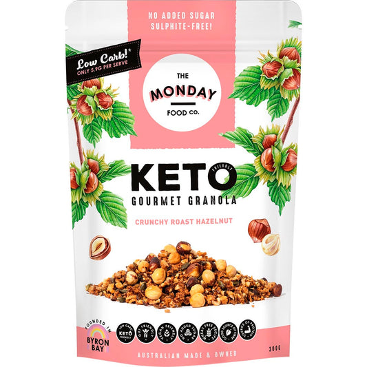 The Monday Food Co.- Keto Gourmet Granola Crunchy Roast Hazelnut-300g