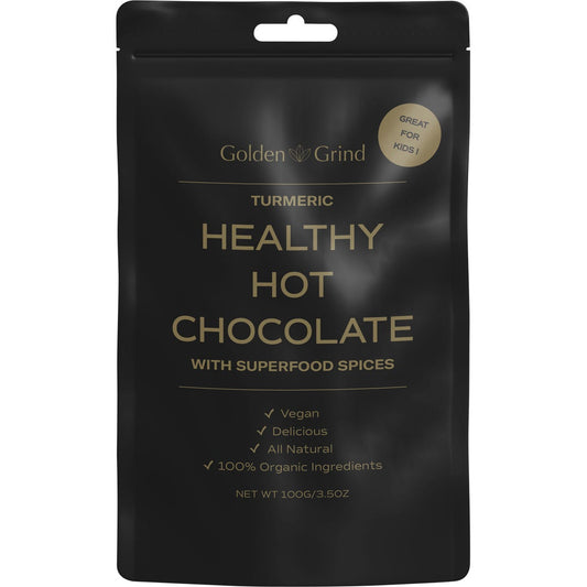 Matcha Maiden- Golden Grind Healthy Turmeric Hot Chocolate Blend-100g