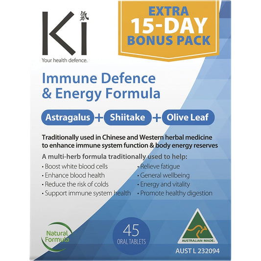 Martin & Pleasance- Ki Immune Defence & Energy-45 Tabs