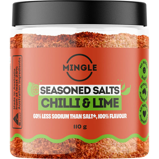 Mingle- Chilli & Lime Seasoned Salts-110g