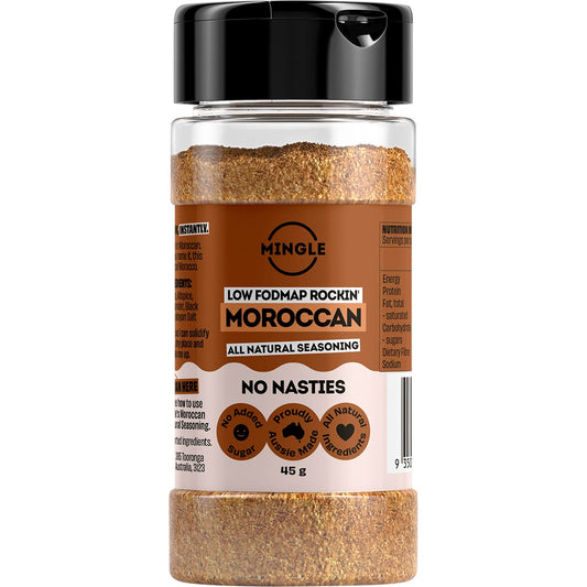 Mingle- Moroccan Low FODMAP All Natural Seasoning-10x45g