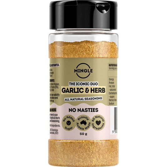 Mingle- Garlic & Herb All Natural Seasoning-10x50g