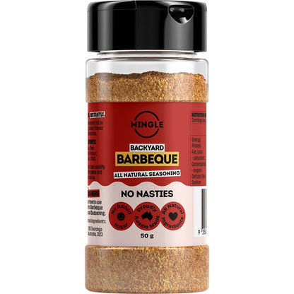 Mingle- Backyard Barbeque All Natural Seasoning-10x50g
