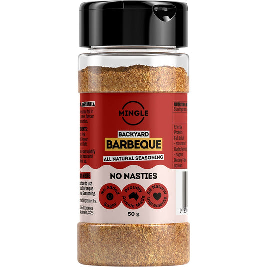 Mingle- Backyard Barbeque All Natural Seasoning-10x50g