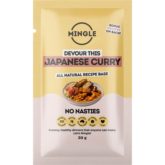 Mingle- Japanese Curry All Natural Recipe Base-12x30g