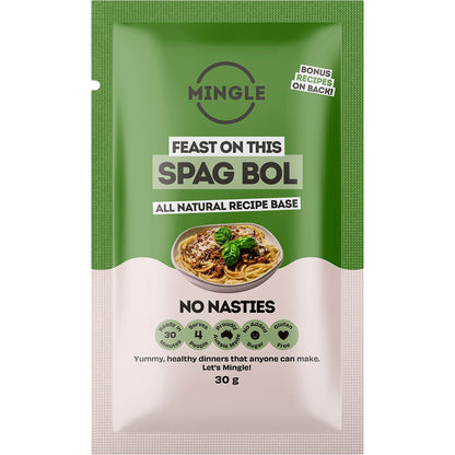 Mingle- Spag Bol Speedy-Style All Natural Recipe Base-12x30g
