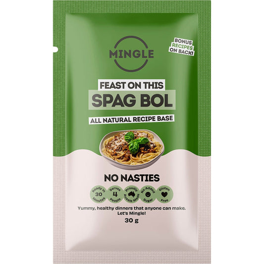 Mingle- Spag Bol Speedy-Style All Natural Recipe Base-12x30g
