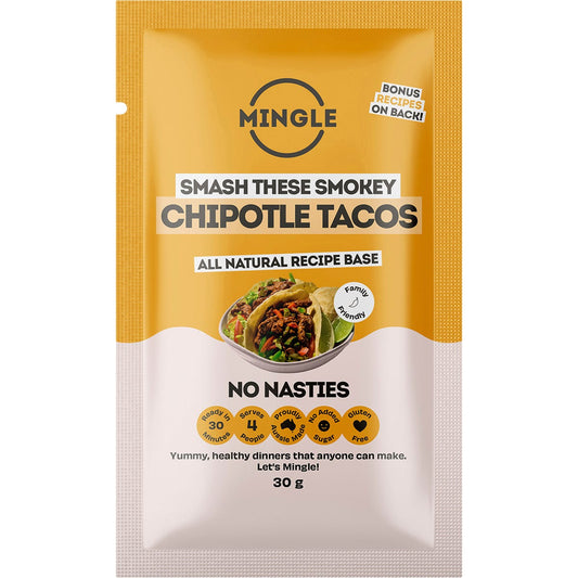Mingle- Smokey Chipotle Tacos All Natural Recipe Base-12x30g