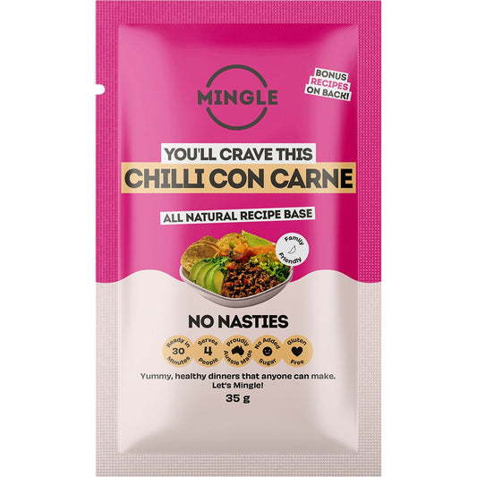 Mingle- Chilli Con Carne All Natural Recipe Base-12x35g
