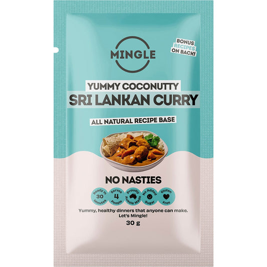 Mingle- Sri Lankan Curry All Natural Recipe Base-12x30g