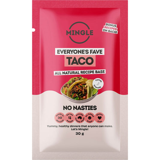 Mingle- Mellow Taco All Natural Recipe Base-12x30g