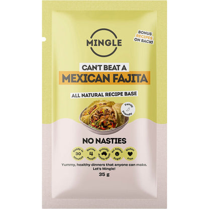 Mingle- Mexican Fajita All Natural Recipe Base-12x35g