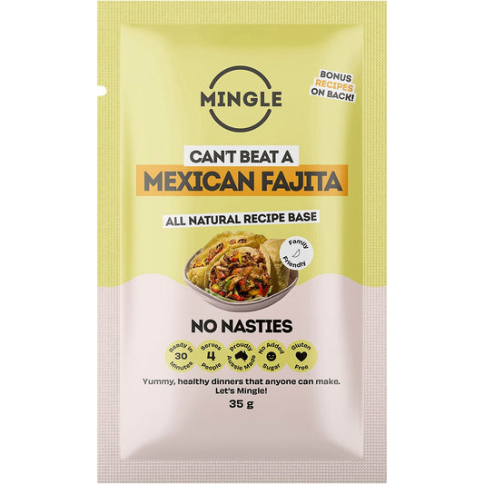 Mingle- Mexican Fajita All Natural Recipe Base-12x35g