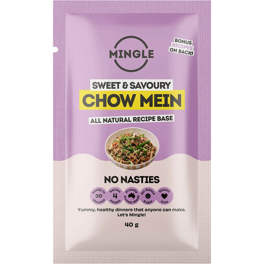 Mingle- Chow Mein All Natural Recipe Base-12x40g