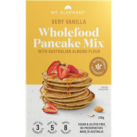 Mt. Elephant- Wholefood Pancake Mix Very Vanilla-230g