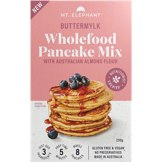 Mt. Elephant- Wholefood Pancake Mix Buttermylk-230g