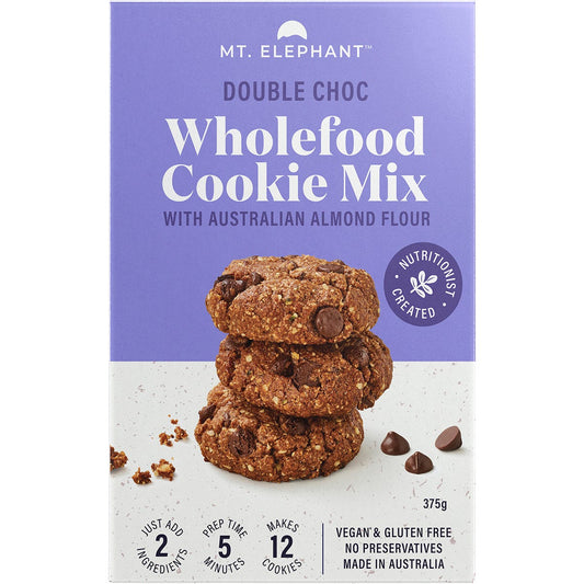 Mt. Elephant- Wholefood Cookie Mix Double Choc-375g