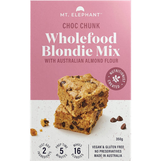 Mt. Elephant- Wholefood Blondie Mix Choc Chunk-350g