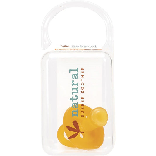 Natural Rubber Soothers- Soother Large Orthodontic 6 mths +