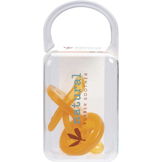 Natural Rubber Soothers- Soother Twin Pack Small Orthodontic 0-6 mths-2pk