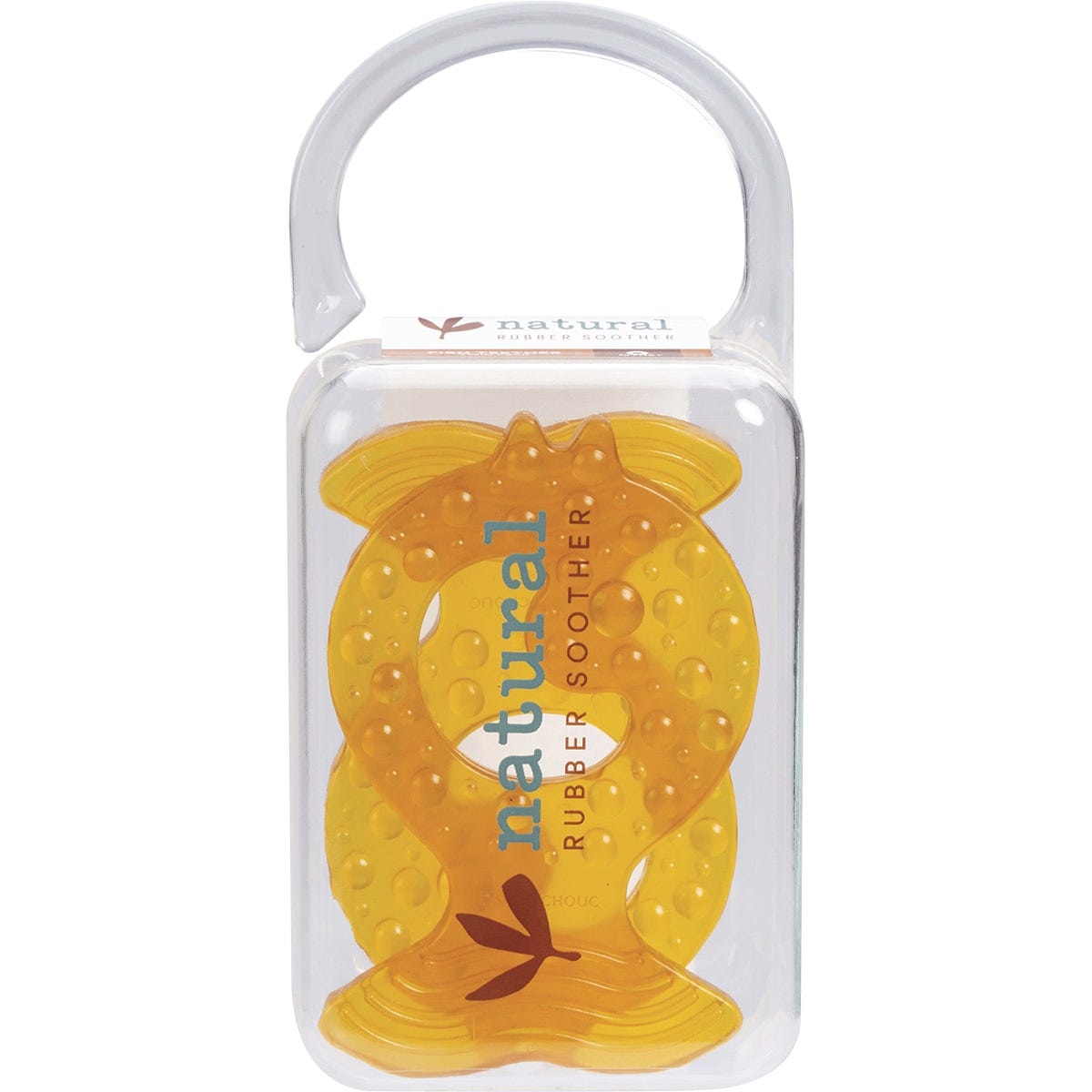 Natural Rubber Soothers- Teether Twin Pack Fish-2pk